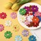 30pcs Colorful Flowers Iron On Patches Daisy Flower Embroidered Sew Applique Repair Patch DIY Crafts for Clothing Jacket Jeans Pants Dress Backpack Hat Decorations